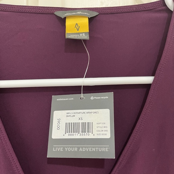 Eddie Bauer NWT wrap dress, size XS - Picture 12 of 13